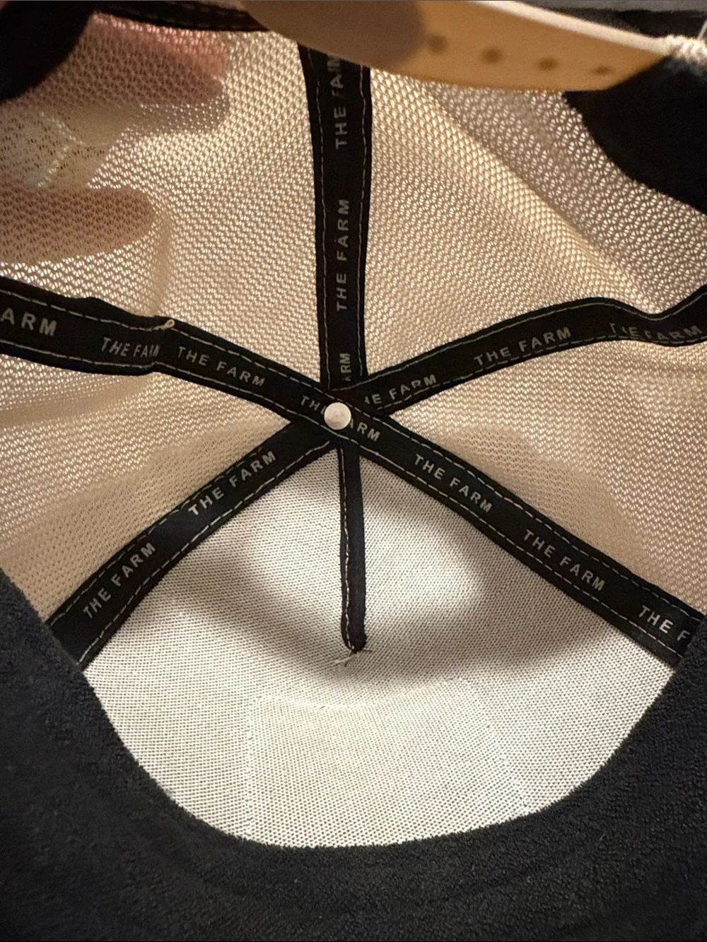 Teddy Patch Sherpa Trucker Hat - Beige